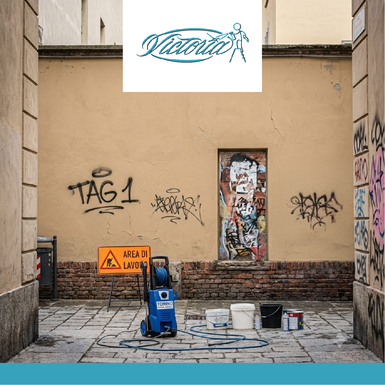 Rimozione di graffiti e scritte vandaliche: Perché affidarsi a Victoria